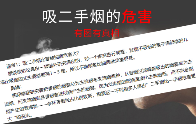 吸二手煙的危害 吸二手煙的危害